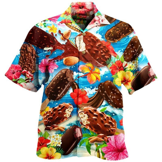 Men's Design Trend 3D Digital Printing Shirt