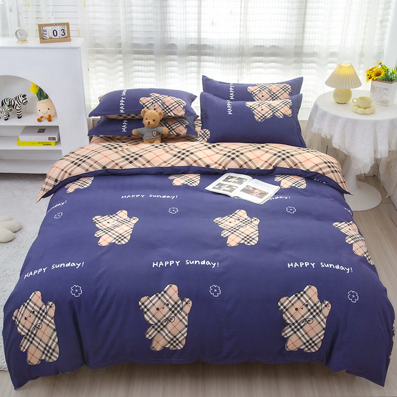 Korean-style Home Textile Bedding Brushed Simple