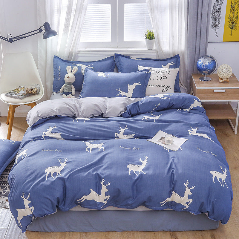 Korean-style Home Textile Bedding Brushed Simple