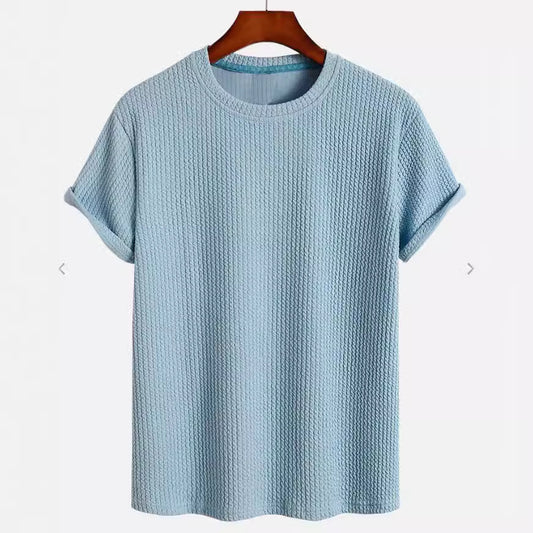 Summer Men's Loose Round Neck T-shirt