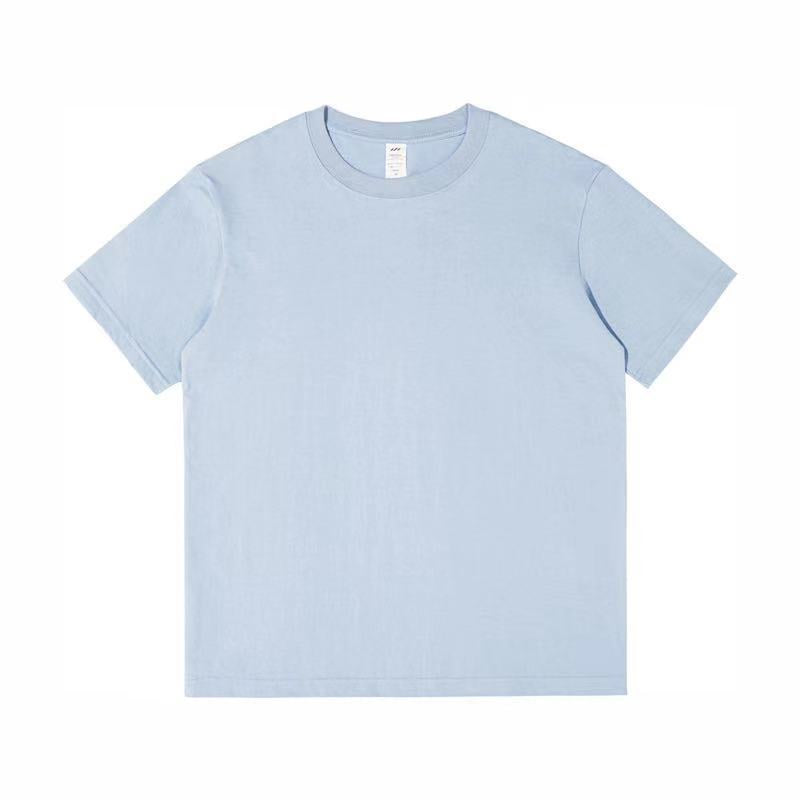 Pure Cotton Simple Men's Solid Color T-shirt