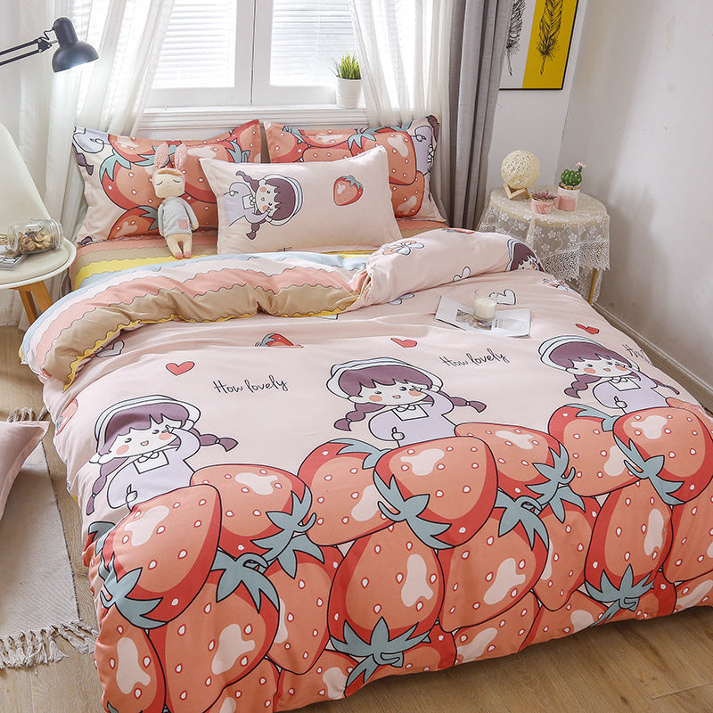 Korean-style Home Textile Bedding Brushed Simple