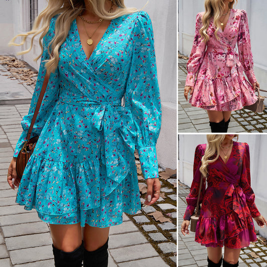 Lady Temperamental Elegant Printed Dress